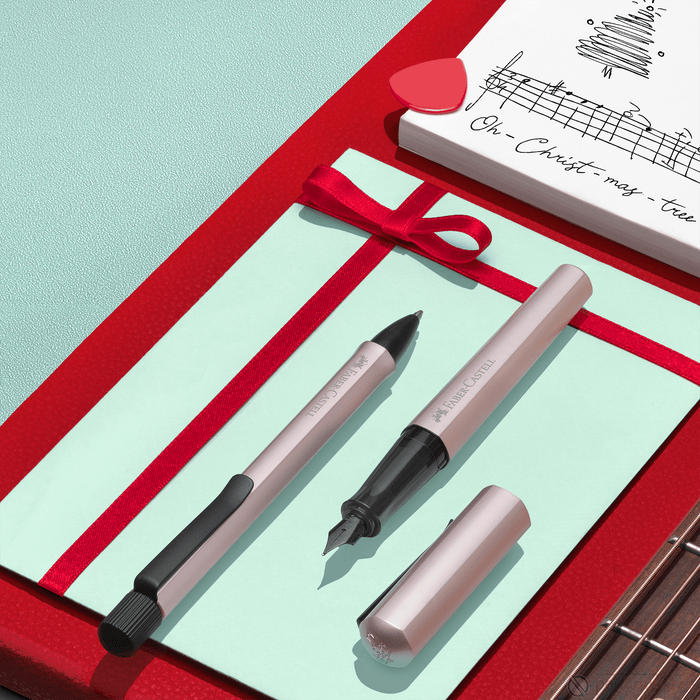 Faber-Castell Hexo Ballpoint Pen - Rose - Pen Boutique Ltd