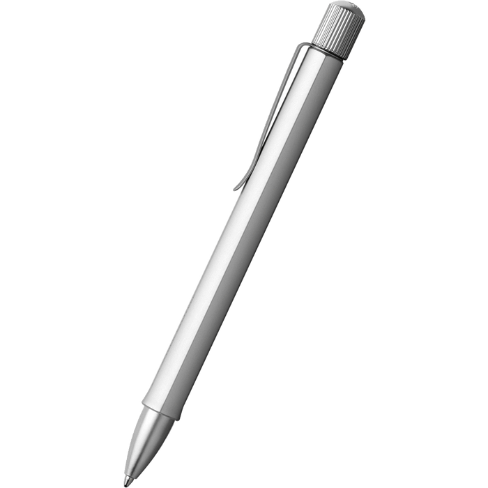 Faber-Castell Hexo Ballpoint Pen - Silver - Pen Boutique Ltd