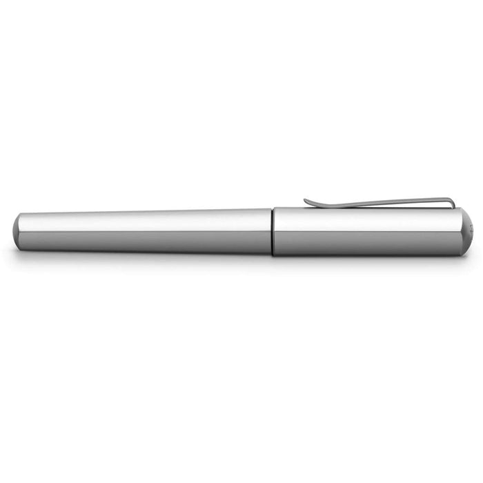 Faber-Castell Hexo Fountain Pen - Silver - Pen Boutique Ltd