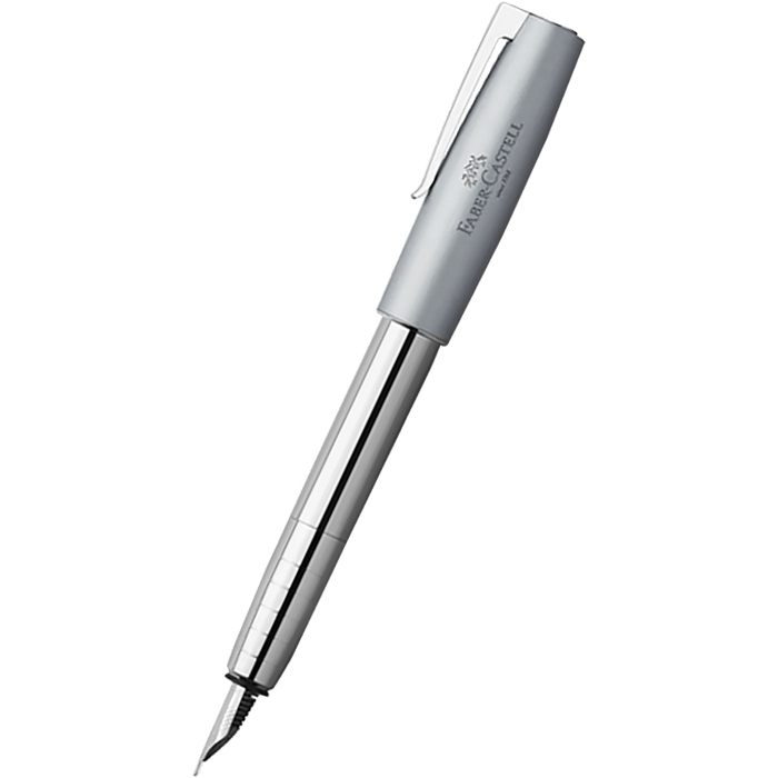 Faber-Castell Loom Fountain Pen - Metallic Light Blue - Pen Boutique Ltd