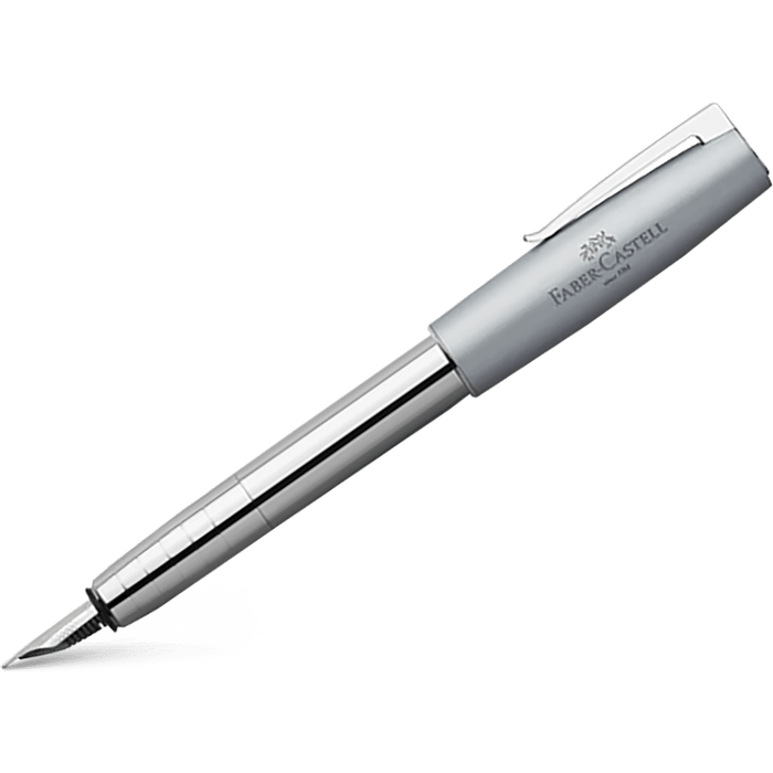 Faber-Castell Loom Fountain Pen - Metallic Light Blue - Pen Boutique Ltd