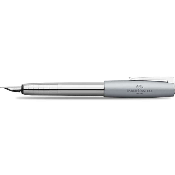 Faber-Castell Loom Fountain Pen - Metallic Light Blue - Pen Boutique Ltd