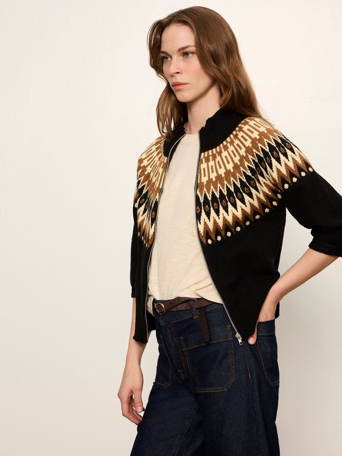 Fairisle Zip Up Poconos Fairisle Petite Sizing