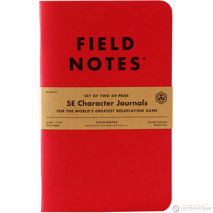 Field Notes Brand 5E Character Journal - Pen Boutique Ltd