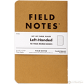 Field Notes Brand Original Ruled Lefthand 3-pack 3½" × 5½" - Pen Boutique Ltd