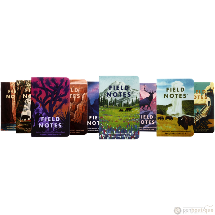 Field Notes Summer National Parks Edition 3-pack 3.5" x 5.5" - Pen Boutique Ltd