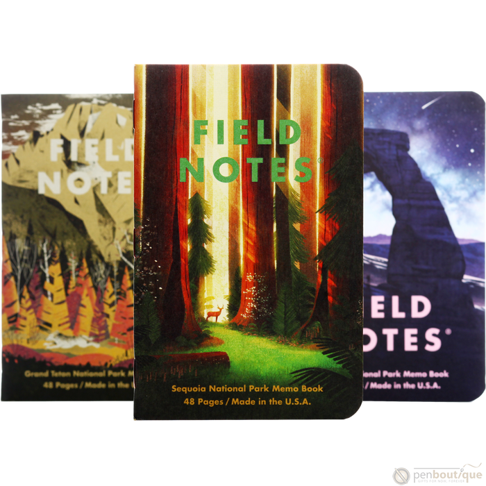 Field Notes Summer National Parks Edition 3-pack 3.5" x 5.5" - Pen Boutique Ltd