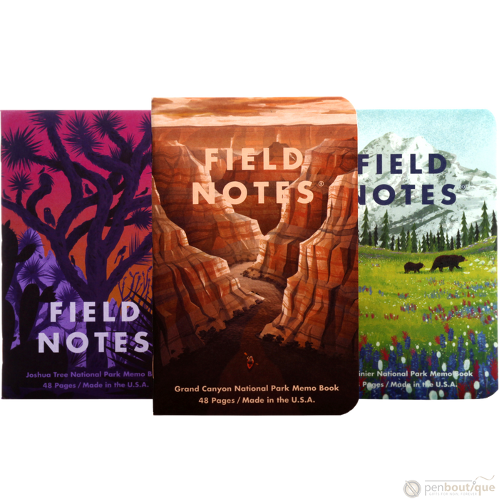 Field Notes Summer National Parks Edition 3-pack 3.5" x 5.5" - Pen Boutique Ltd