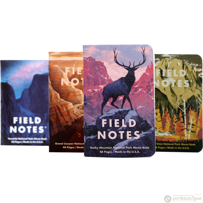 Field Notes Summer National Parks Edition 3-pack 3.5" x 5.5" - Pen Boutique Ltd