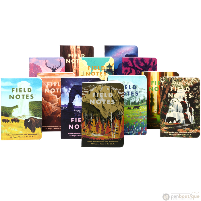Field Notes Summer National Parks Edition 3-pack 3.5" x 5.5" - Pen Boutique Ltd