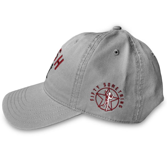 Fifty Something Grey Dalmation Dad Hat