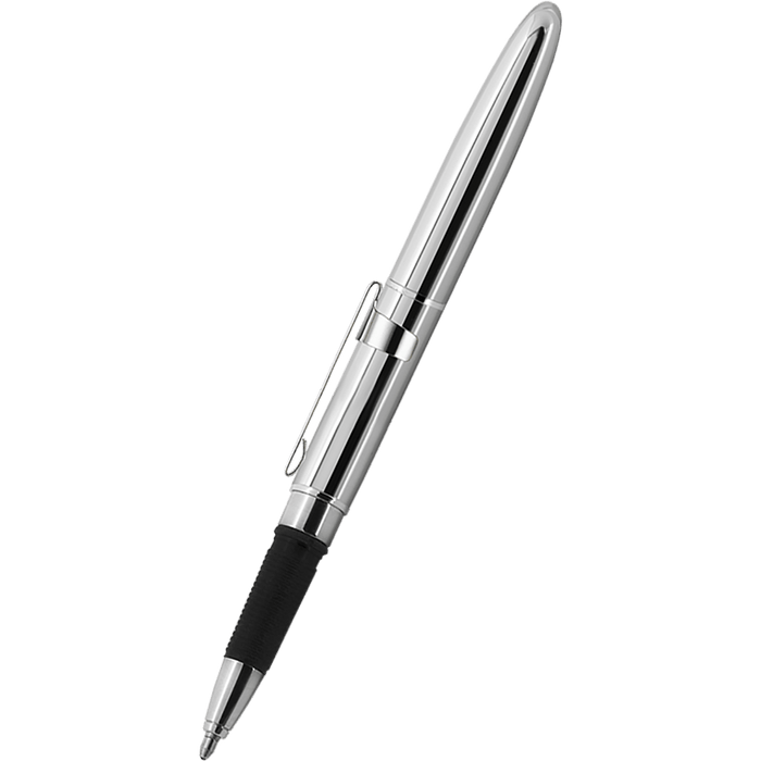 Fisher Chrome Bullet Grip with Clip - Stylus Space Pen - Pen Boutique Ltd
