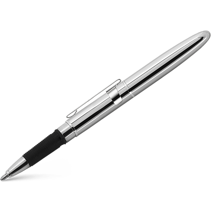 Fisher Chrome Bullet Grip with Clip - Stylus Space Pen - Pen Boutique Ltd