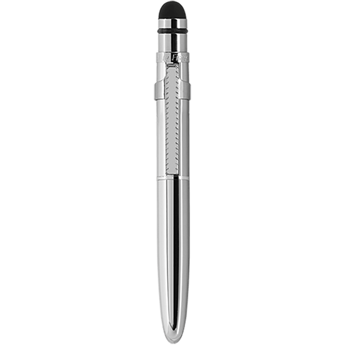 Fisher Chrome Bullet Grip with Clip - Stylus Space Pen - Pen Boutique Ltd