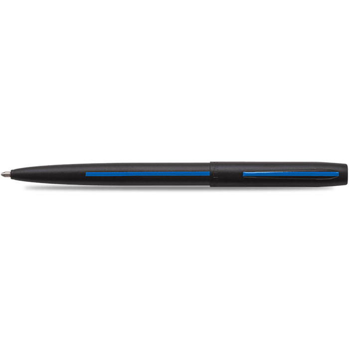 Fisher Space Cap - O - Matic Pen - Law Enforcement Blue Line Imprint - Pen Boutique Ltd
