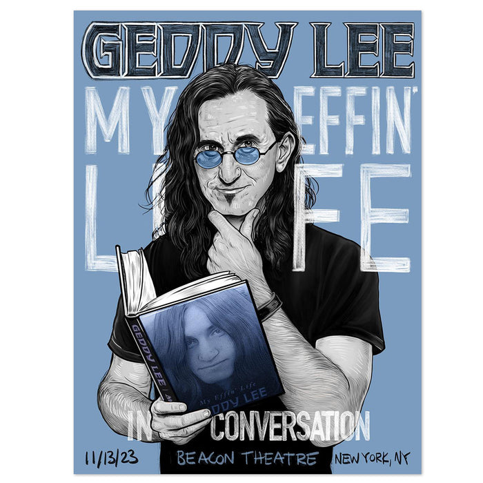Geddy Lee Gig Litho(Choice of City)
