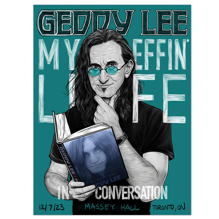 Geddy Lee Gig Litho(Choice of City)
