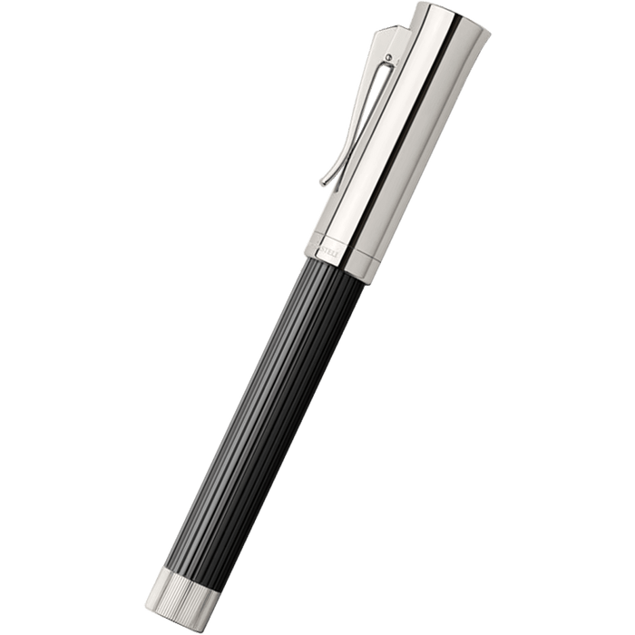 Graf Von Faber - Castell Intuition Rollerball pen - Platino Fluted Black - Pen Boutique Ltd