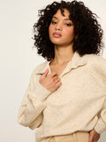 Halley Relaxed Popover Heather Bone