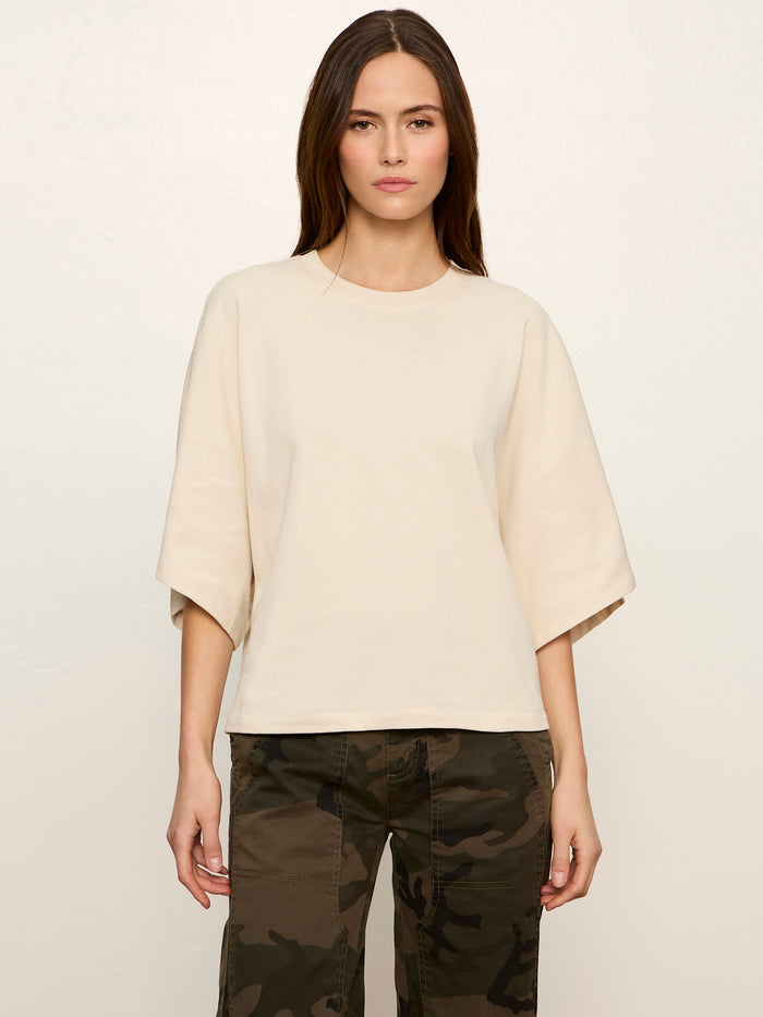 Haven Cape Sleeve Tee Bone