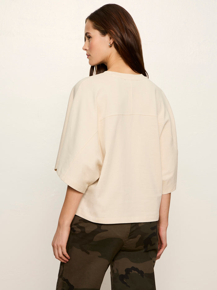 Haven Cape Sleeve Tee Bone