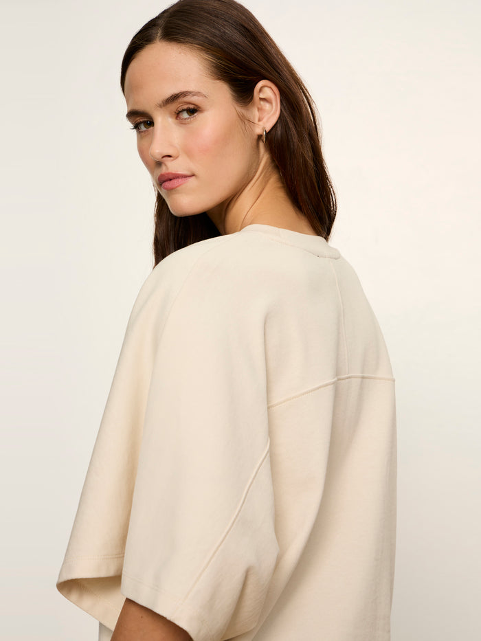 Haven Cape Sleeve Tee Bone