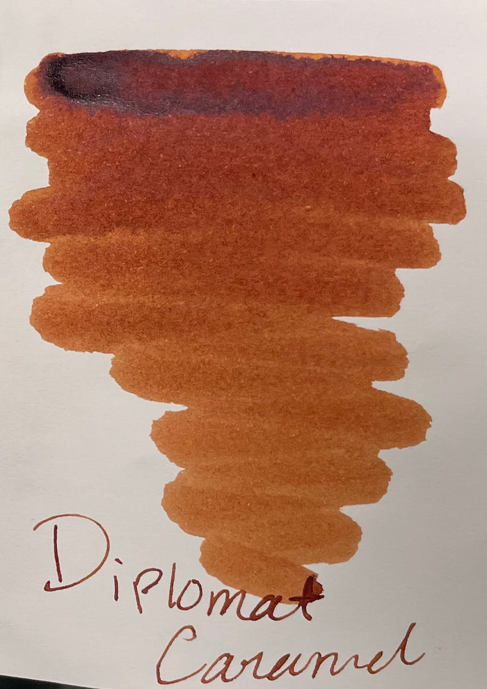 Diplomat Ink Bottle - Caramel Brown - 30 ml-Pen Boutique Ltd