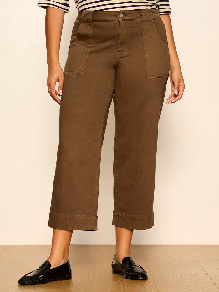 Insider Crop Pant Forage Green Extended Sizing