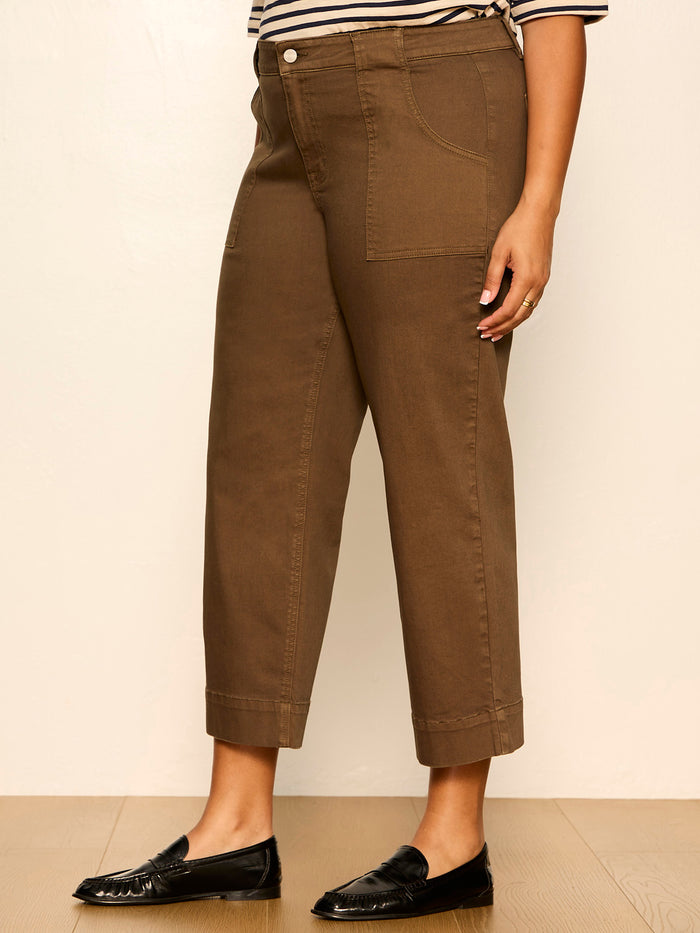 Insider Crop Pant Forage Green Extended Sizing