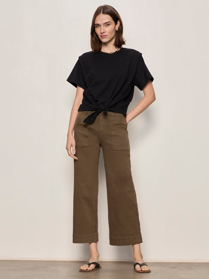Insider Crop Pant Forage Green Petite Sizing