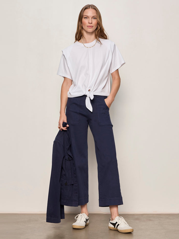 Insider Crop Pant Navy Blazer