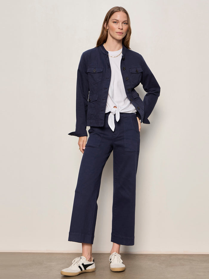 Insider Crop Pant Navy Blazer