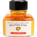 J. Herbin 30ml Fountain Pen Bouton D'Or Bottled Ink - Pen Boutique Ltd