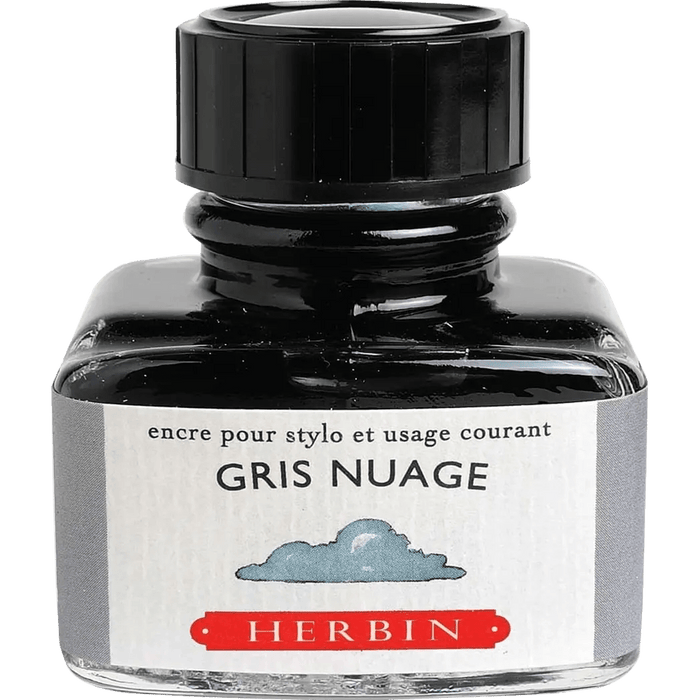 J. Herbin 30ml Fountain Pen Gris Nuage Bottled Ink - Pen Boutique Ltd