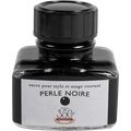 J. Herbin Fountain Pen Perle Noire Bottled Ink - Pen Boutique Ltd