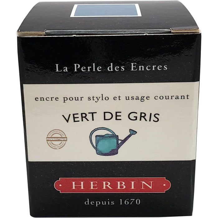 J. Herbin Ink Bottle - Vert De Gris - 30ml - Pen Boutique Ltd