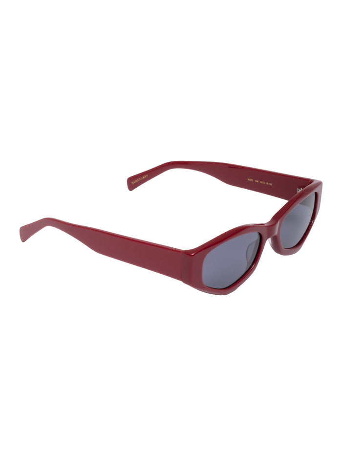Kate Sunglasses in Crimson