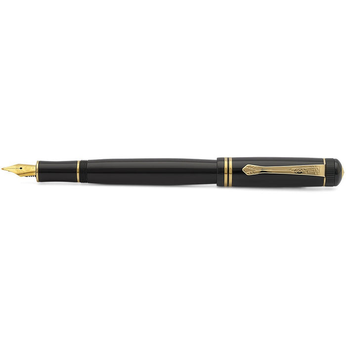 Kaweco Dia2 Fountain Pen - Gold Trim - Black - Pen Boutique Ltd
