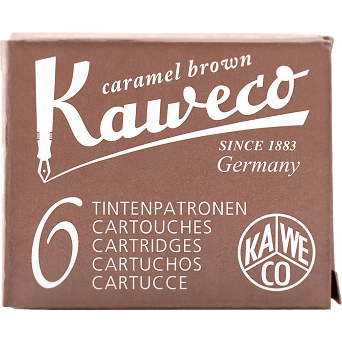 Kaweco Ink Cartridges - 6 pieces - Caramel Brown - Pen Boutique Ltd