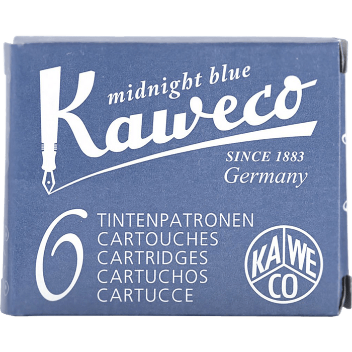 Kaweco Ink Cartridges - 6 pieces - Midnight Blue - Pen Boutique Ltd