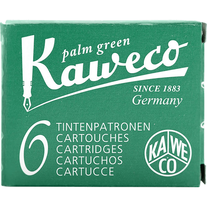 Kaweco Ink Cartridges - 6 pieces - Palm Green - Pen Boutique Ltd