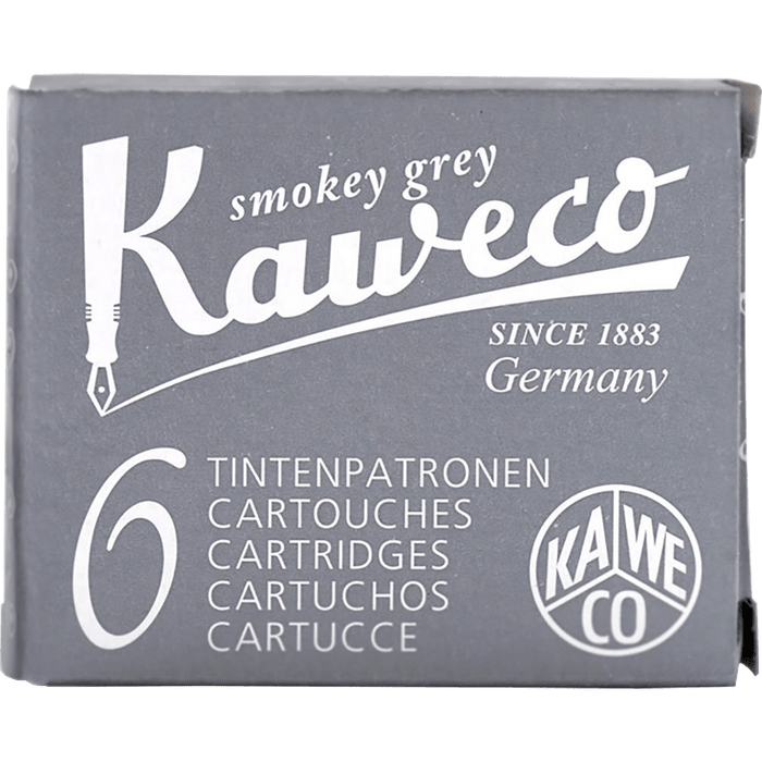 Kaweco Ink Cartridges - 6 pieces - Smokey Grey - Pen Boutique Ltd