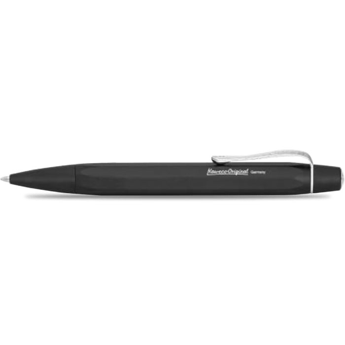 Kaweco Original Ballpoint Pen - Black - Chrome Trim - Pen Boutique Ltd