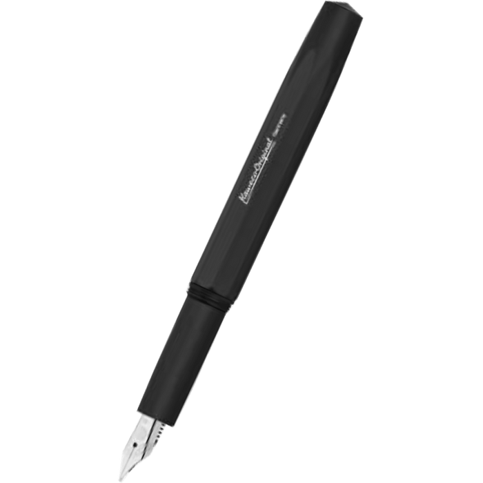 Kaweco Original Fountain Pen - Black - Chrome Trim (060 Nib) - Pen Boutique Ltd