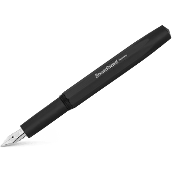 Kaweco Original Fountain Pen - Black - Chrome Trim (060 Nib) - Pen Boutique Ltd