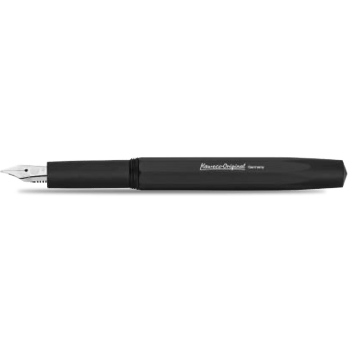 Kaweco Original Fountain Pen - Black - Chrome Trim (060 Nib) - Pen Boutique Ltd
