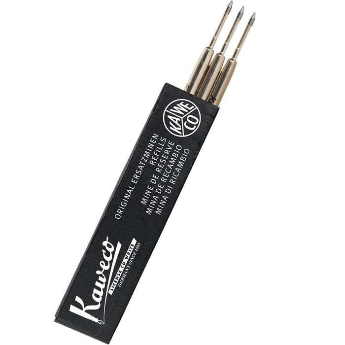 Kaweco Soul G2 Ballpoint Refill - Fine - Black - 3 pcs - Pen Boutique Ltd