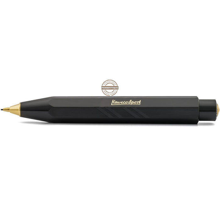 Kaweco Sport Guilloch Mechanical Pencil - 1935 Black - Pen Boutique Ltd