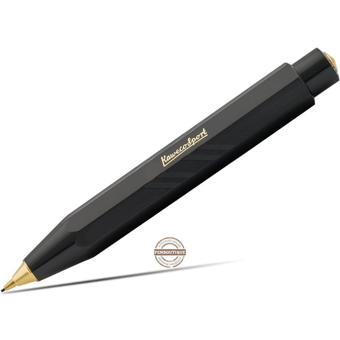 Kaweco Sport Guilloch Mechanical Pencil - 1935 Black - Pen Boutique Ltd