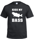 Kiss My Bass Tee Shirt / Gildan G2000